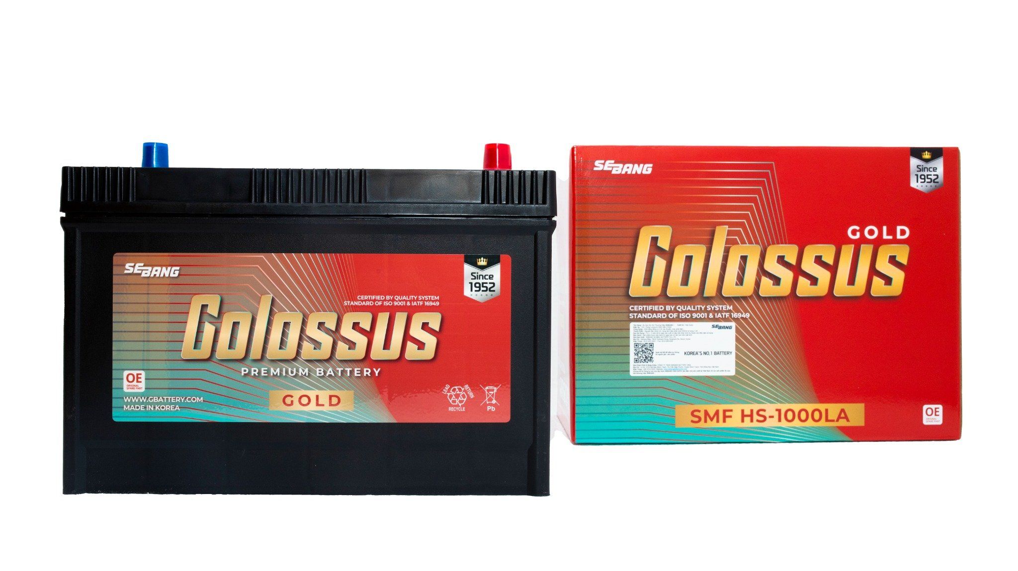  Ắc Quy COLOSSUS SMF HS-1000LA (12V-100Ah) 