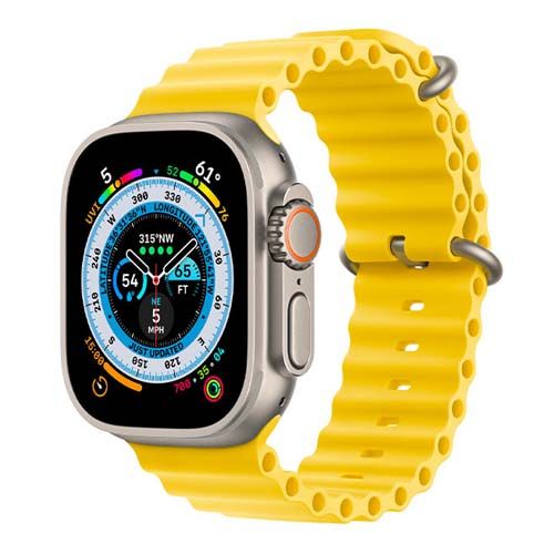 Apple Watch Ultra 49mm (LTE) MNHA3 Viền Titan - Dây cao su Apple Watch Ultra 49mm (LTE) MNHA3 Viền Titan - Dây cao su