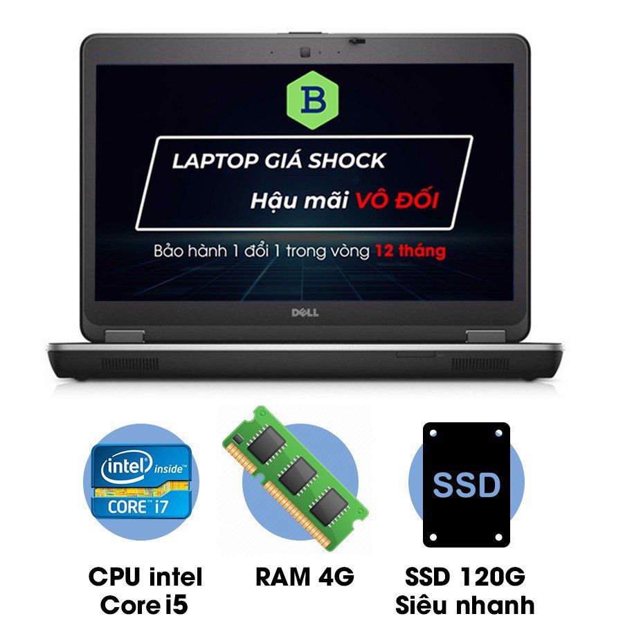 Laptop cũ Dell Latitude E6440 Core i5-4300M