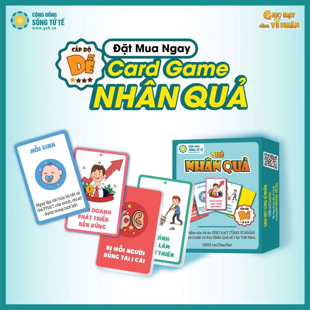 Bộ Thẻ Nhân Quả - Cấp Độ Dễ Bộ Thẻ Nhân Quả - Cấp Độ Dễ