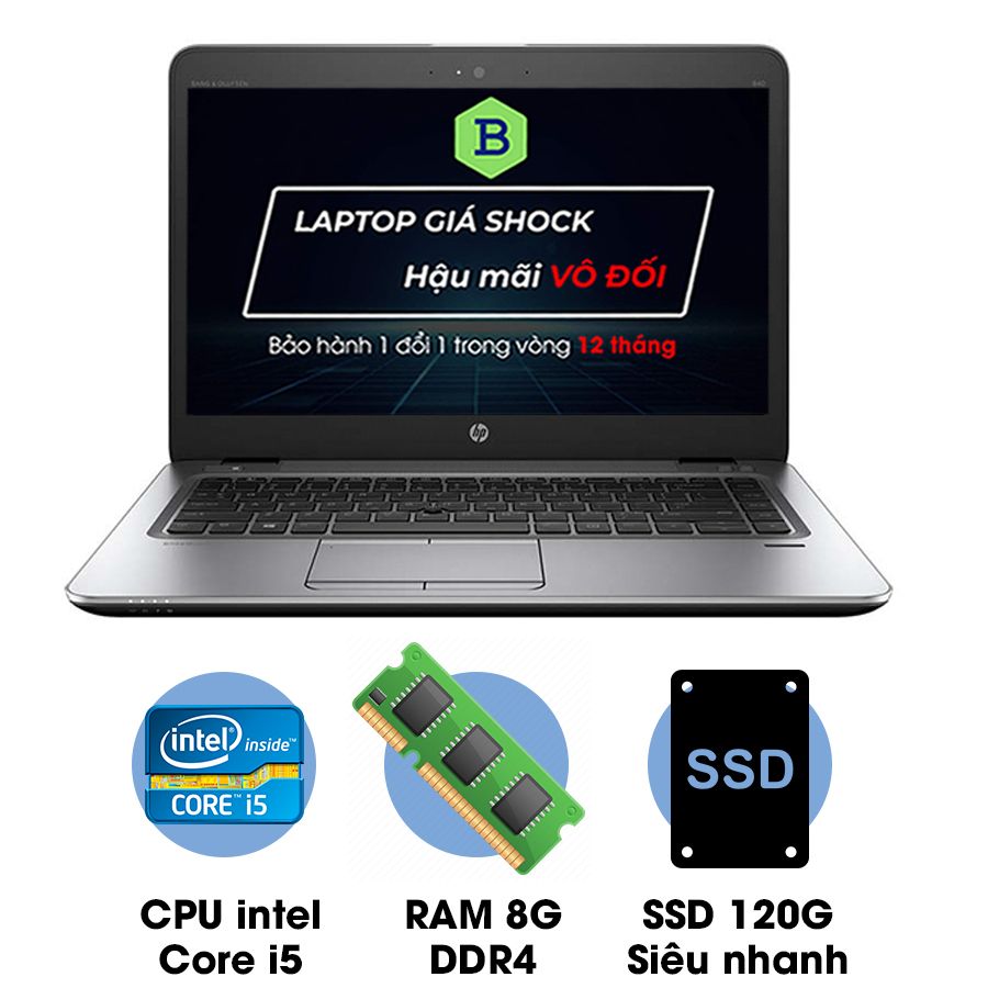 Laptop cũ HP Elitebook 840 G3 Core i5-6300U Laptop cũ HP Elitebook 840 G3 Core i5-6300U