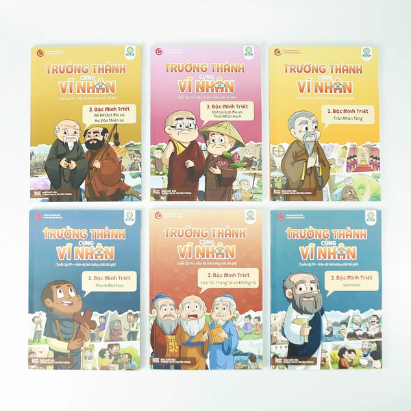 Trọn Bộ 6 Tập Trưởng Thành Cùng Vĩ Nhân 2 - Chủ Đề Bậc Minh Triết