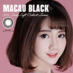 Kính áp tròng dùng 1 ngày màu MACAU BLACK