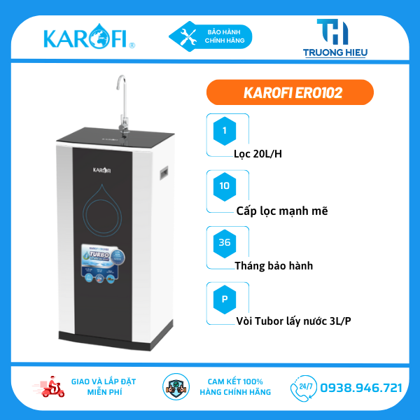 Máy lọc nước Karofi ERO102