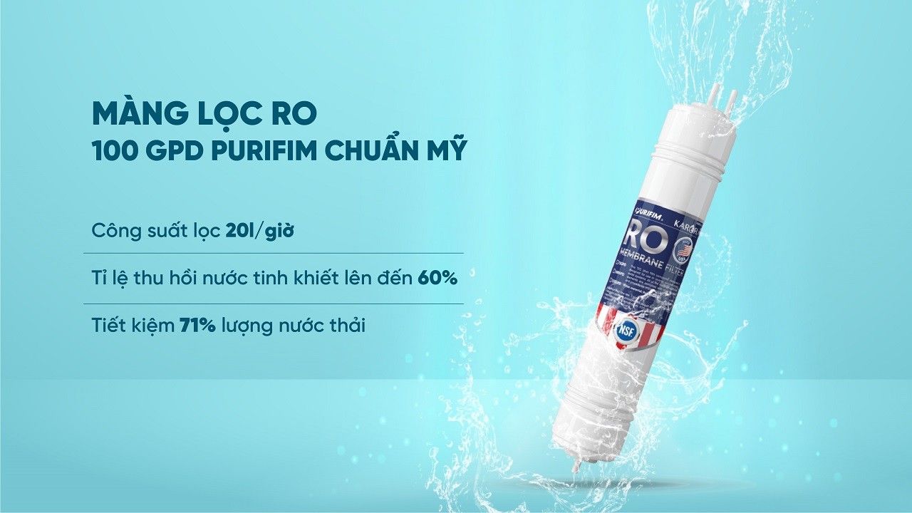 Máy Lọc Nước Karofi KAQ-D36S - 11 lõi lọc