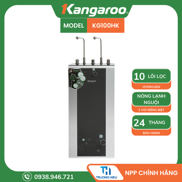 Máy lọc nước Kangaroo Hydrogen 2 vòi KG100HK