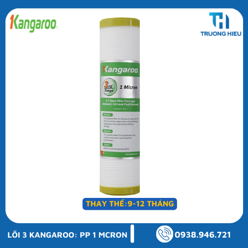 Lõi Lọc Số 3 Kangaroo: PP 1 Micron