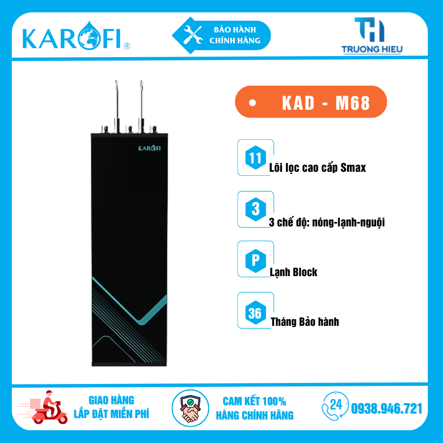 Máy Lọc Nước Nóng Lạnh KAROFI KAD-M68