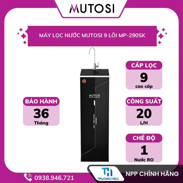 Máy lọc nước Mutosi 9 lõi MP-290SK