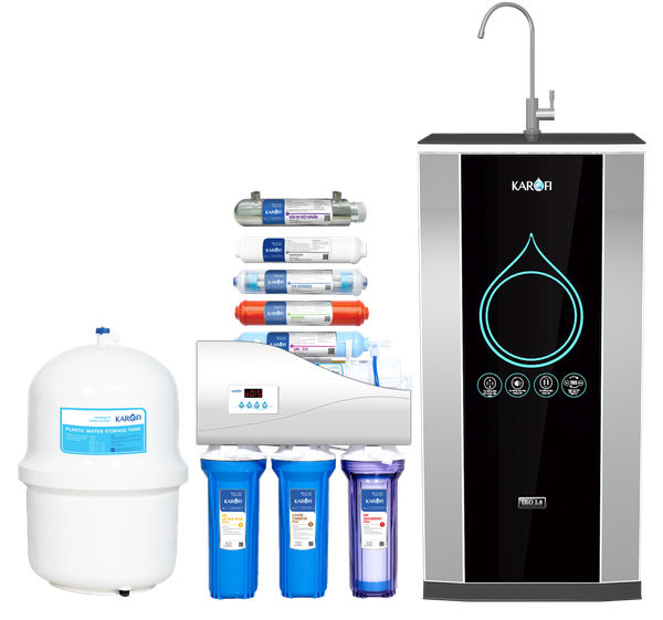 Máy lọc nước Karofi Thông Minh IRO 2.0 9 Cấp Lọc,đèn UV