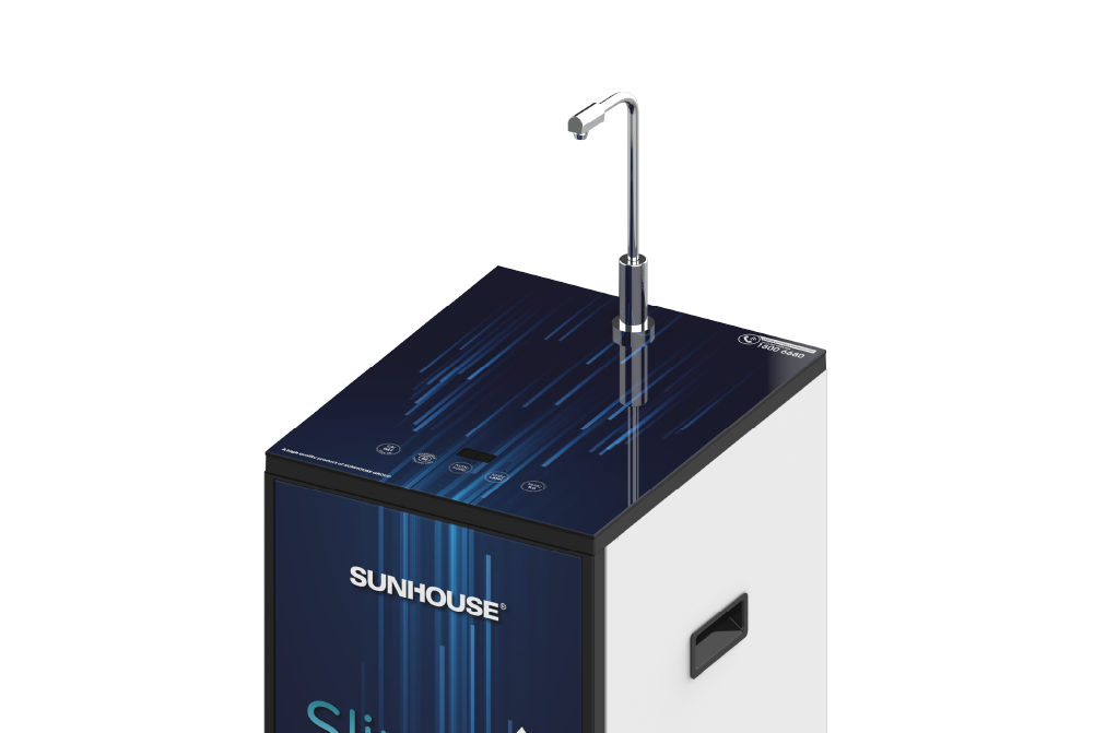 Máy lọc nước R.O nóng lạnh Sunhouse SlimBio SHA76214CK-S