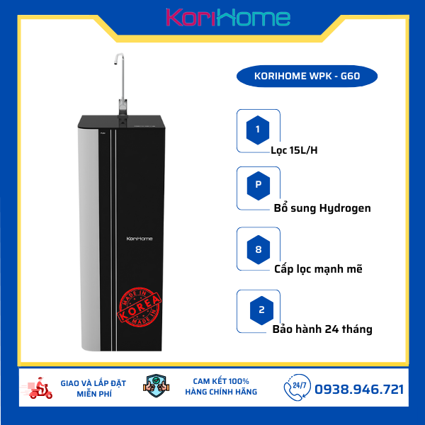 Máy Lọc Nước KoriHome Cao Cấp WPK K-PRO G60