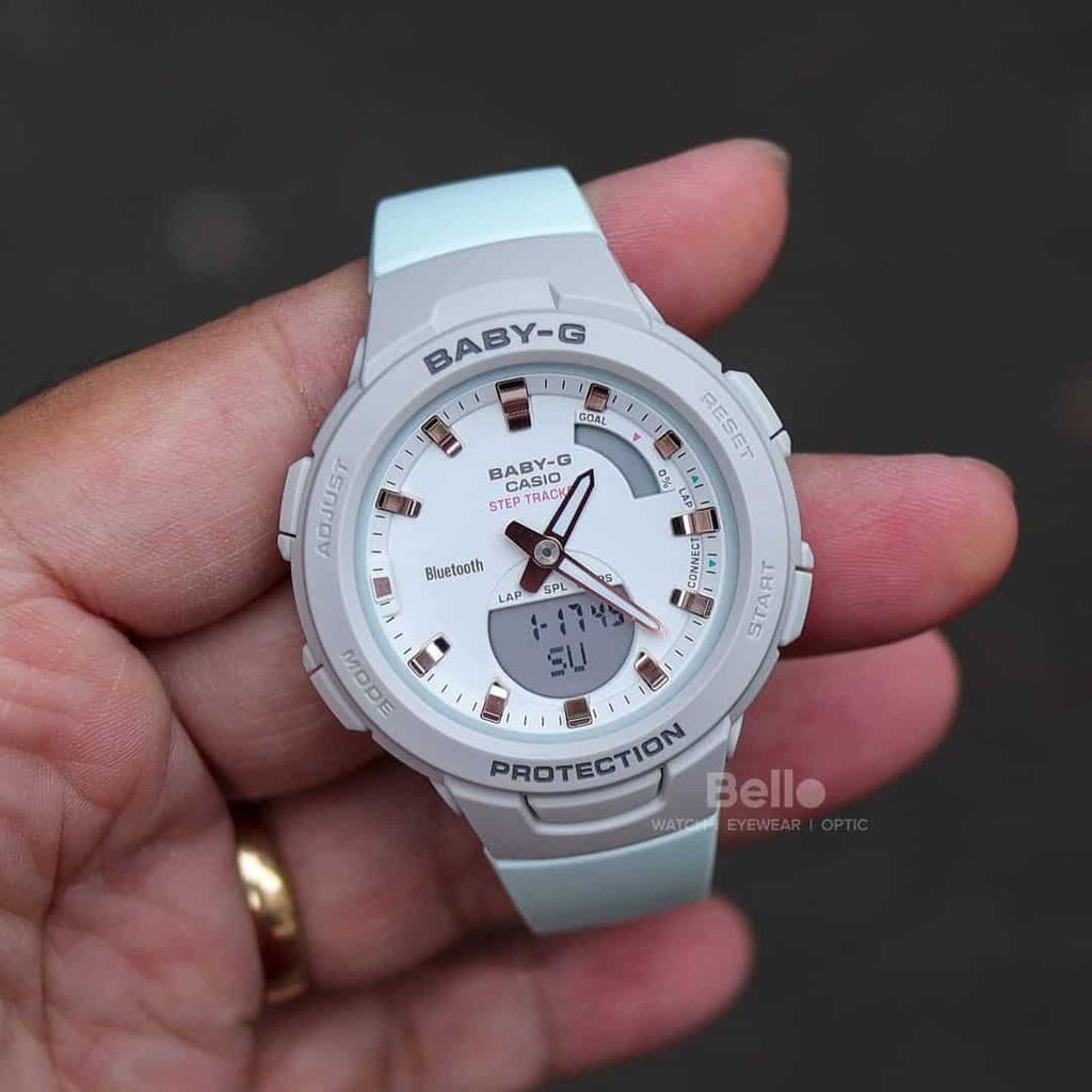  [Pin Miễn Phí Trọn Đời] BSA-B100MC-8A - Đồng hồ Casio Baby-G - Tem Vàng Chống Giả 