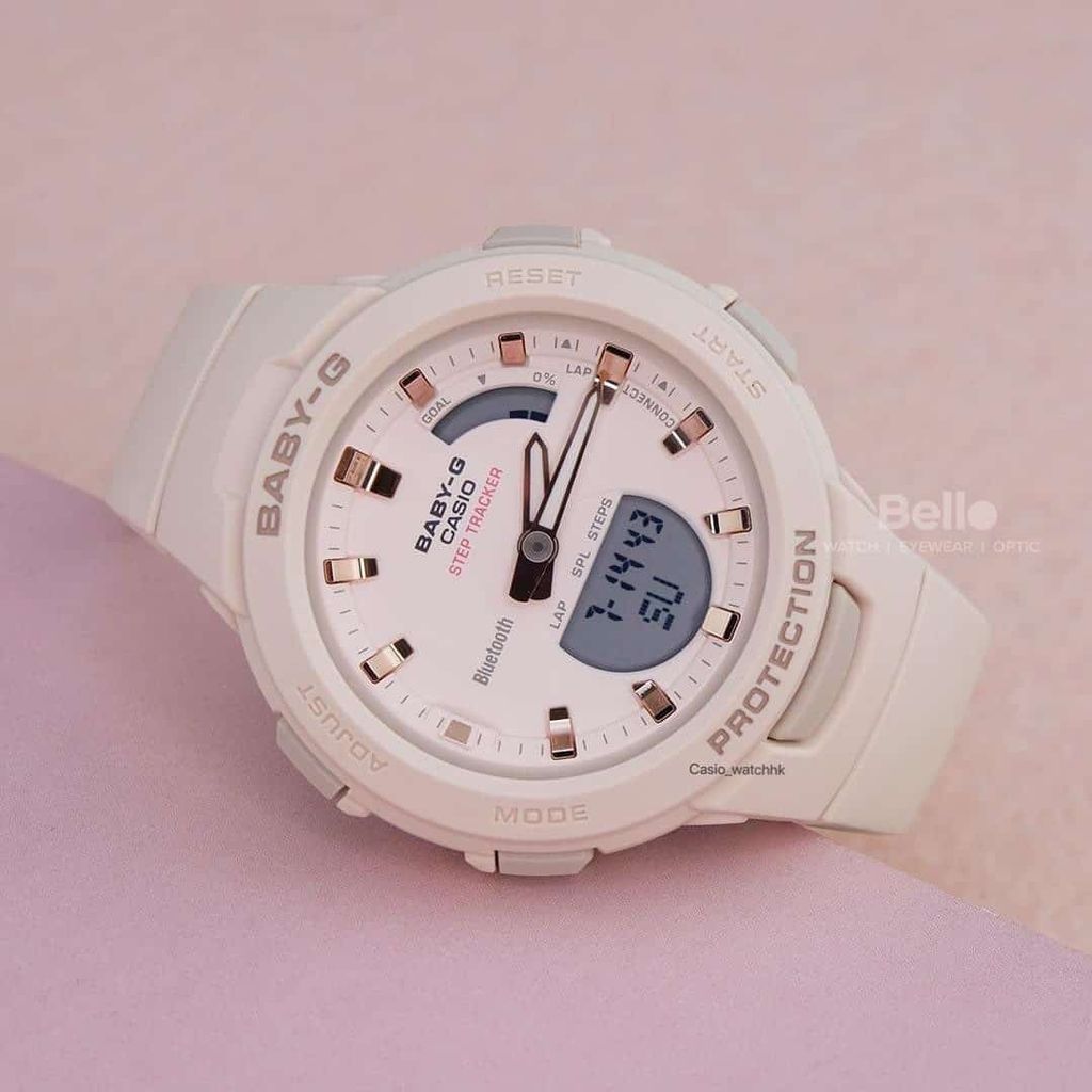  [Pin Miễn Phí Trọn Đời] BSA-B100-4A1 - Đồng hồ Casio Baby-G - Tem Vàng Chống Giả 