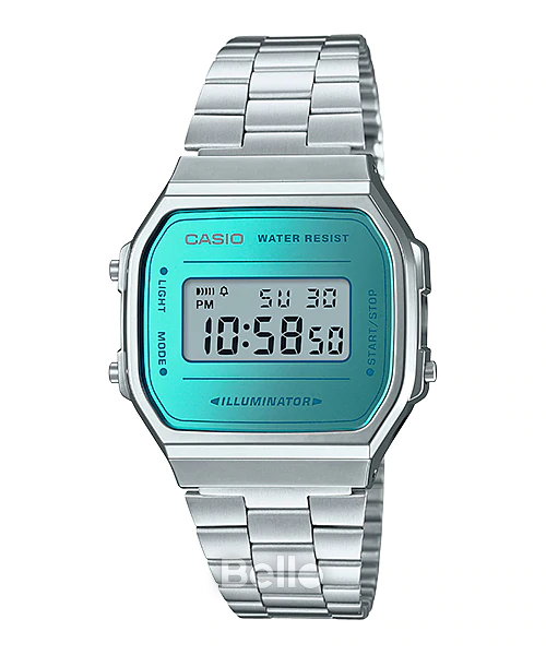 Đồng hồ Casio Nam A168WEM-2DF chính hãng, giá rẻ, PIN TRỌN ĐỜI – Bello