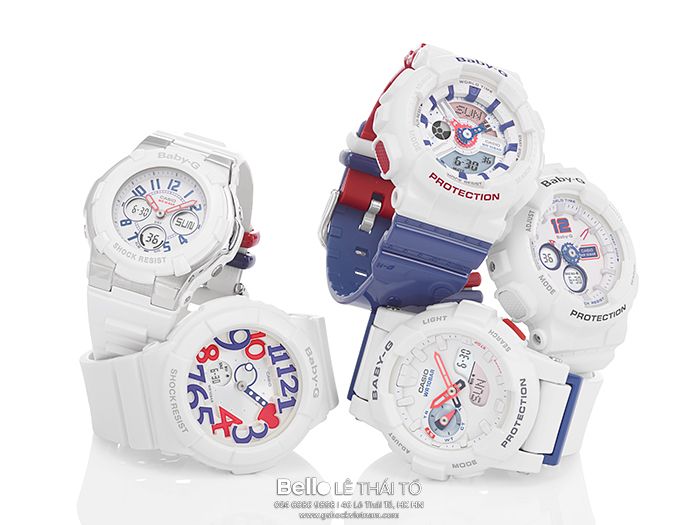 BGA-130TR-7B - Đồng hồ Casio G-Shock chính hãng - Giản dị, sành điệu và nữ tính, có thể kết hợp mẫu này với hàng loạt các kiểu thời trang khác nhau.