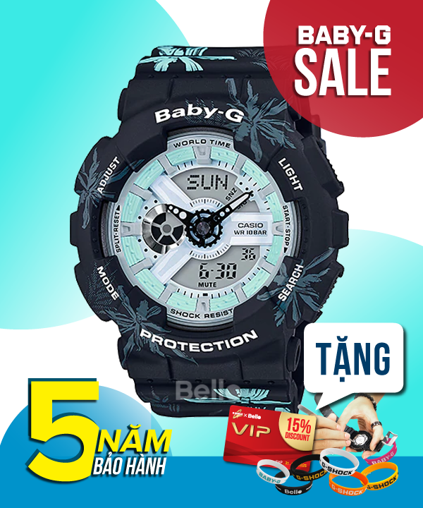Baby-G BA-110CF-1A - Đồng hồ Casio Baby-G Chính hãng - G-Shock Nữ Giá rẻ