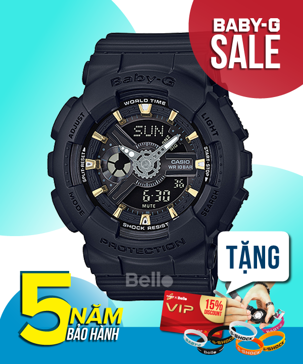 Baby-G BA-110GA-1A - Đồng hồ Casio Baby-G Chính hãng - G-Shock Nữ Giá rẻ