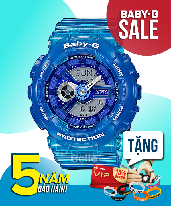 Baby-G BA-110JM-2A - Đồng hồ Casio Baby-G Chính hãng - G-Shock Nữ Giá rẻ