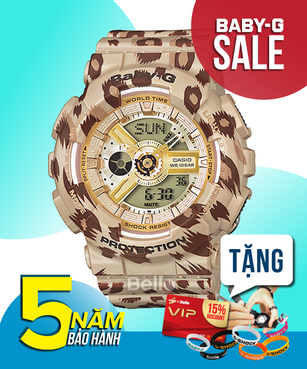 Baby-G BA-110LP-9A - Đồng hồ Casio Baby-G Chính hãng - G-Shock Nữ Giá rẻ