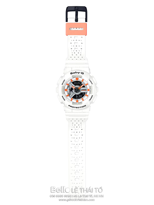 Baby-G BA-110PP-7A2 - Đồng hồ Casio Baby-G Chính hãng - G-Shock Nữ Giá rẻ