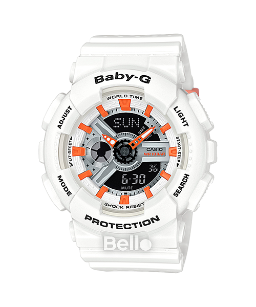 Baby-G BA-110PP-7A2 - Đồng hồ Casio Baby-G Chính hãng - G-Shock Nữ Giá rẻ