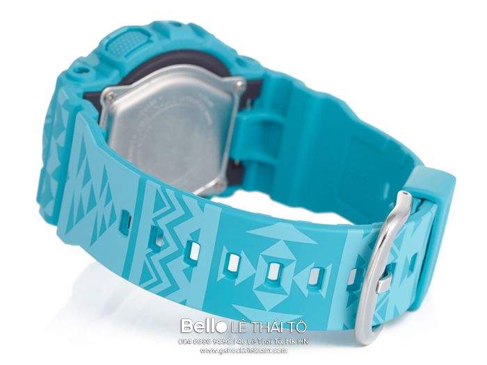 BA-110TP-2A - Đồng hồ Casio G-Shock chính hãng - Vỏ và dây đeo có hoa văn bộ lạc và cổ điển.