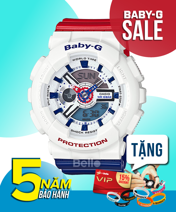 Baby-G BA-110TR-7A - Đồng hồ Casio Baby-G Chính hãng - G-Shock Nữ Giá rẻ