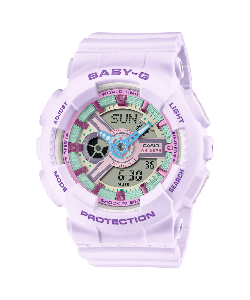  [Pin Miễn Phí Trọn Đời] BA-110XPM-6ADR - Đồng hồ Casio Baby-G - Tem Vàng Chống Giả 