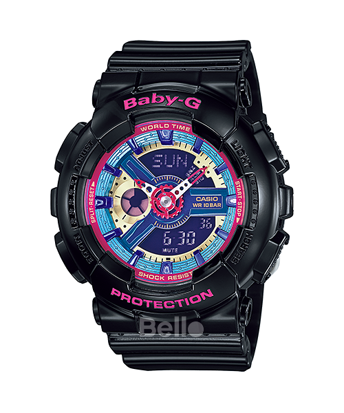  [Pin Miễn Phí Trọn Đời] BA-112-1A - Đồng hồ Casio Baby-G - Tem Vàng Chống Giả 