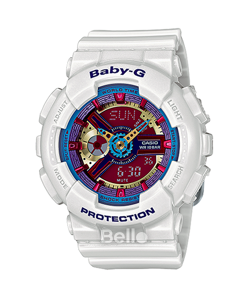  [Pin Miễn Phí Trọn Đời] BA-112-7A - Đồng hồ Casio Baby-G - Tem Vàng Chống Giả 