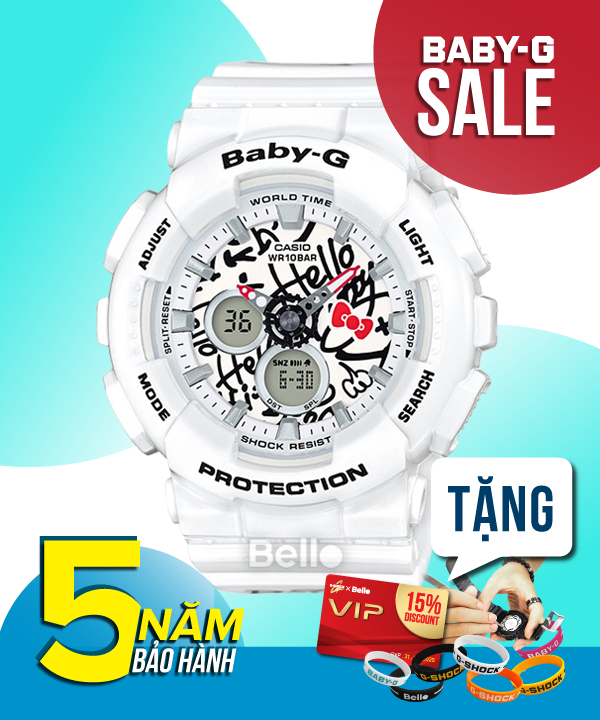 Baby-G BA-120KT-7A - Đồng hồ Casio Baby-G Chính hãng - G-Shock Nữ Giá rẻ