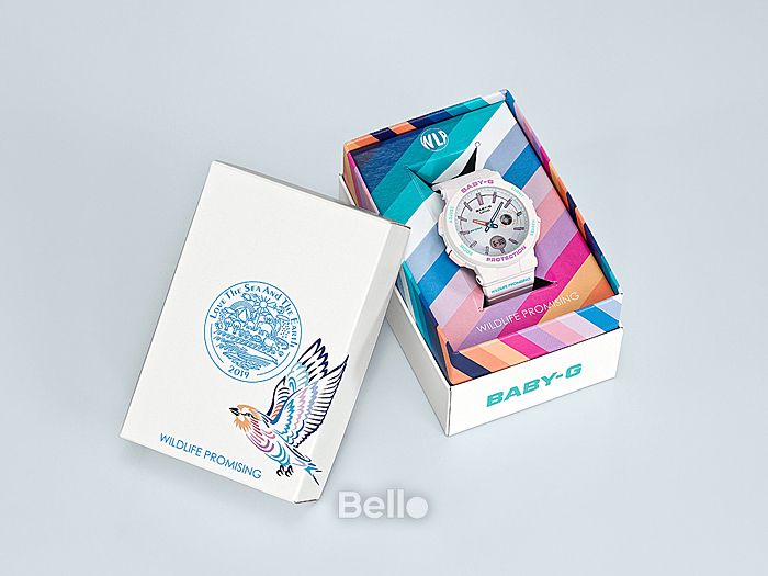  [Uy Tín Từ 2009] BGA-255WLP-7A - Đồng hồ Casio Baby-G - Tem Vàng Chống Giả 