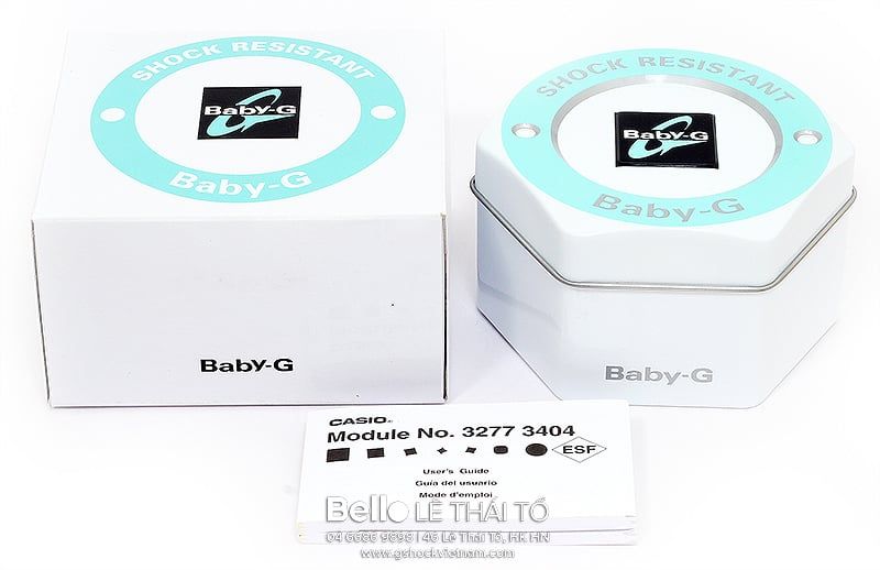 BGA-225-7A - Đồng hồ Casio G-Shock chính hãng - Mặt đồng hồ thể hiện hình ảnh 3D của những làn sóng xô dạt và các biến thể màu.
