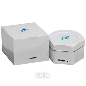 BA-110DDR-7A - Đồng hồ Casio Baby-G chính hãng - Tông trắng đỏ đính kim cương