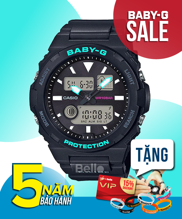 Baby-G BAX-100-1A - Đồng hồ Casio Baby-G Chính hãng - G-Shock Nữ Giá rẻ