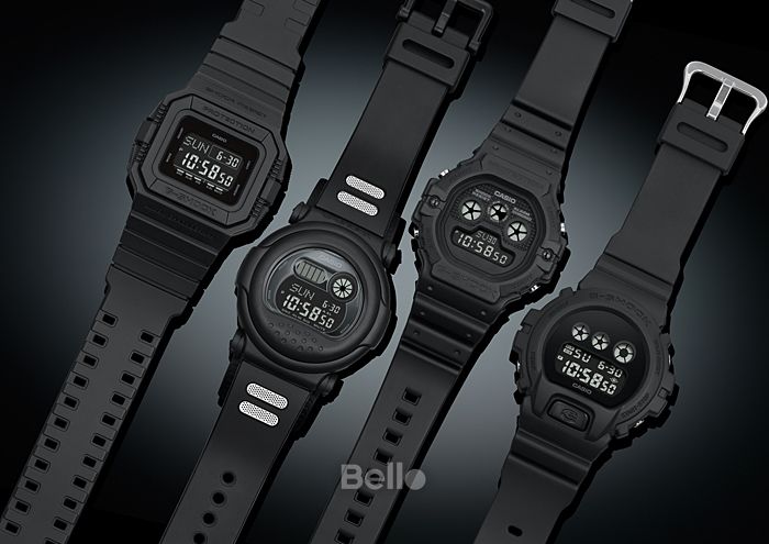 DW-6900BBA-1 - Đồng hồ Casio G-Shock chính hãng - Ba chỉ báo mặt số riêng biệt.