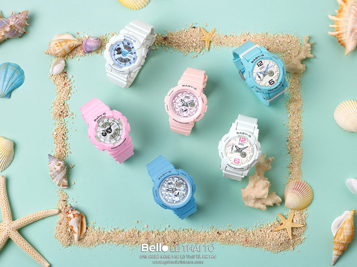 BGA-190BE-2A - Đồng hồ Casio G-Shock chính hãng - Dòng Beach Color