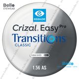  Tròng Kính Đổi Màu Essilor Transitions Classic Xám Khói 