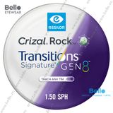  Tròng Kính Đổi Màu Essilor Transitions Gen 8 Thạch Anh Tím Amethyst Purple 