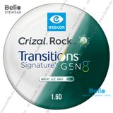  Tròng Kính Đổi Màu Essilor Transitions Gen 8 Ngọc Lục Bảo Emerald Green 