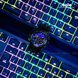  [Pin Miễn Phí Trọn Đời] GA-100RGB-1ADR - Đồng hồ G-Shock Nam - Tem Vàng Chống Giả 