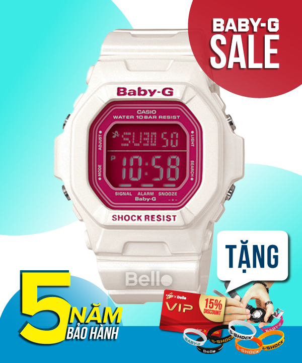 Baby-G BG-5601-7 - Đồng hồ Casio Baby-G Chính hãng - G-Shock Nữ Giá rẻ