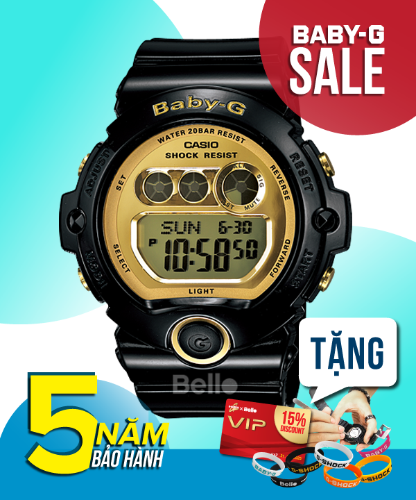 Baby-G BG-6901-1 - Đồng hồ Casio Baby-G Chính hãng - G-Shock Nữ Giá rẻ