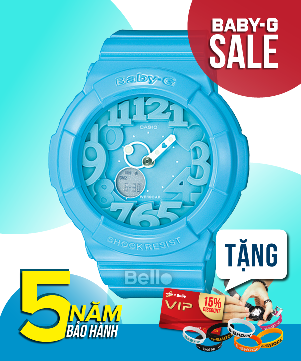 Baby-G BGA-130-2B - Đồng hồ Casio Baby-G Chính hãng - G-Shock Nữ Giá rẻ