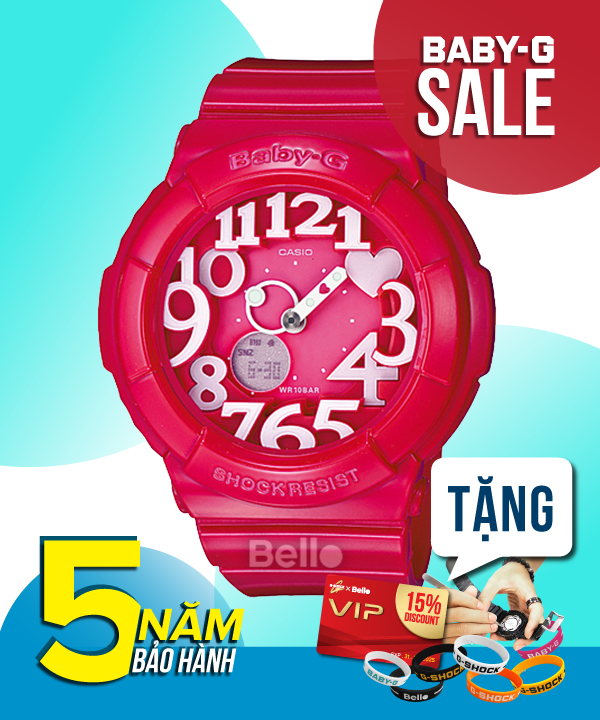 Baby-G BGA-130-4B - Đồng hồ Casio Baby-G Chính hãng - G-Shock Nữ Giá rẻ