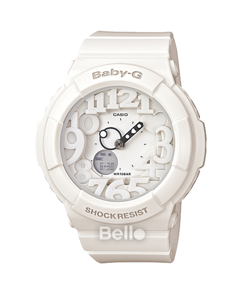 BGA-131-7B - Đồng hồ Casio G-Shock chính hãng - Mặt thiết kế tạo hiệu ứng đa chiều, và phủ mực huỳnh quang đặc biệt.