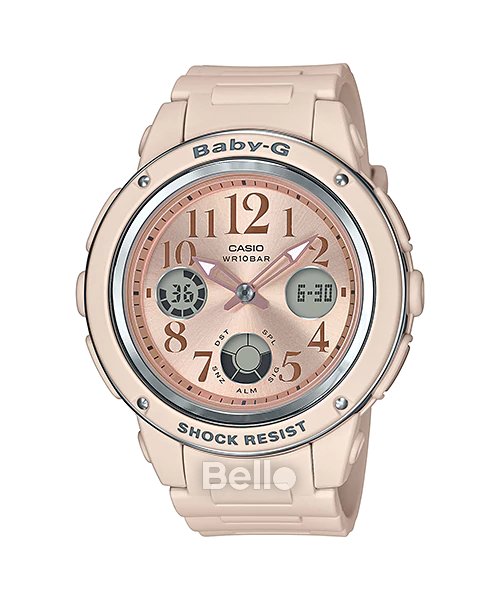 BGA-150CP-4B - Đồng hồ Casio G-Shock chính hãng - Màu hồng be