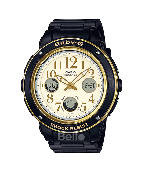 BGA-151EF-1B - Đồng hồ Casio G-Shock chính hãng - Ba mặt số cung cấp thông tin về ngày tháng, Giờ thế giới, đồng hồ bấm giờ và nhiều hơn nữa.