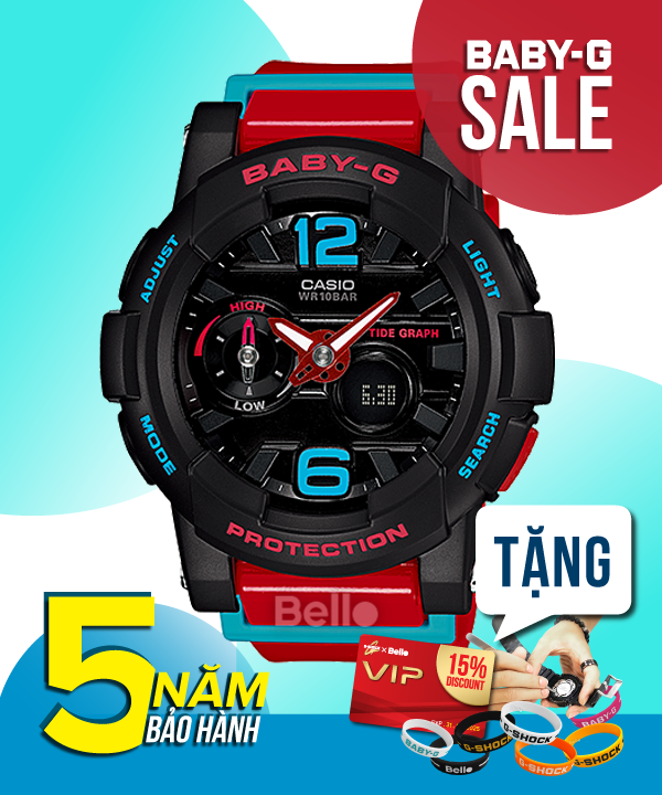 Baby-G BGA-180-4B - Đồng hồ Casio Baby-G Chính hãng - G-Shock Nữ Giá rẻ
